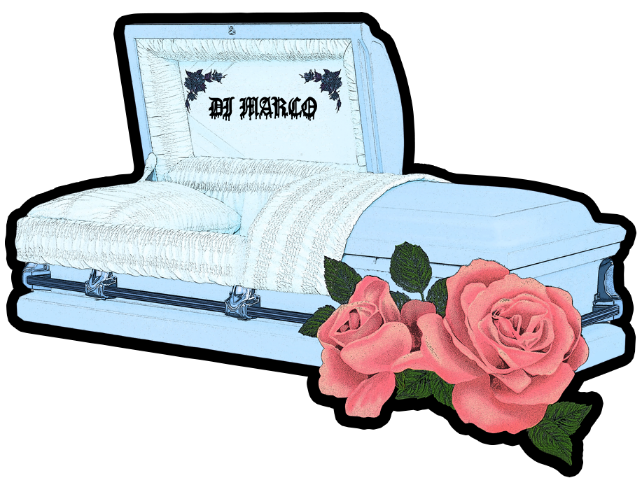 CASKET STICKER – DI MARCO BRAND